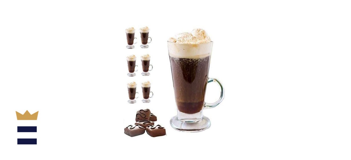 glass latte tumbler