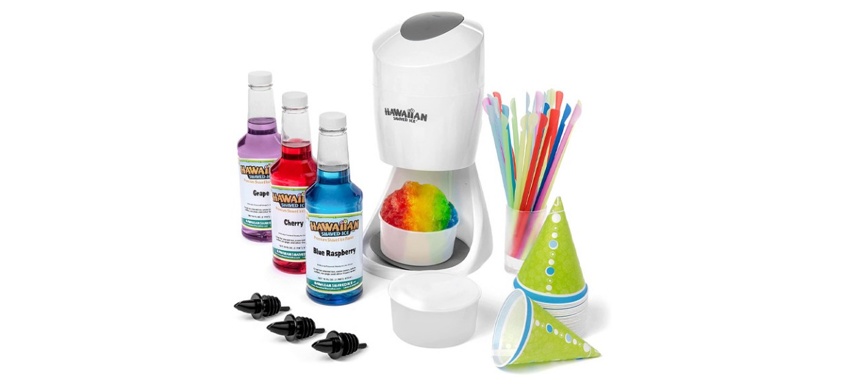 Hawaiian Shaved Ice and Snow Cone Machine