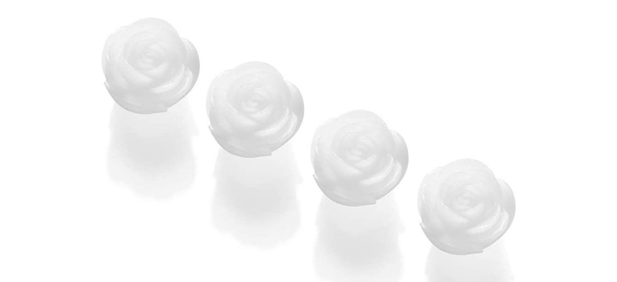 Best Acmee Flameless Wax LED Floating Rose Candles