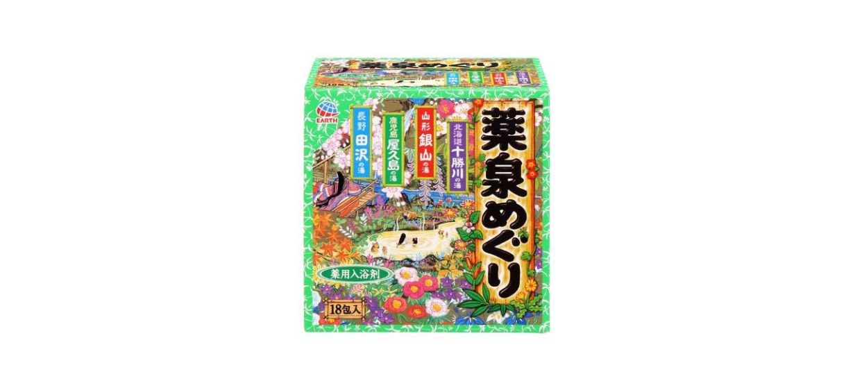 Earth Japanese Hot Spring Bath Powders Earth Japanese Hot Spring Bath Powders