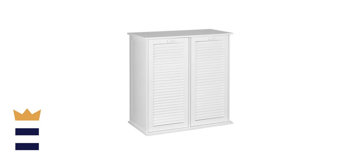 Household Essentials Dual Tilt-Out Laundry Sorter Cabinet