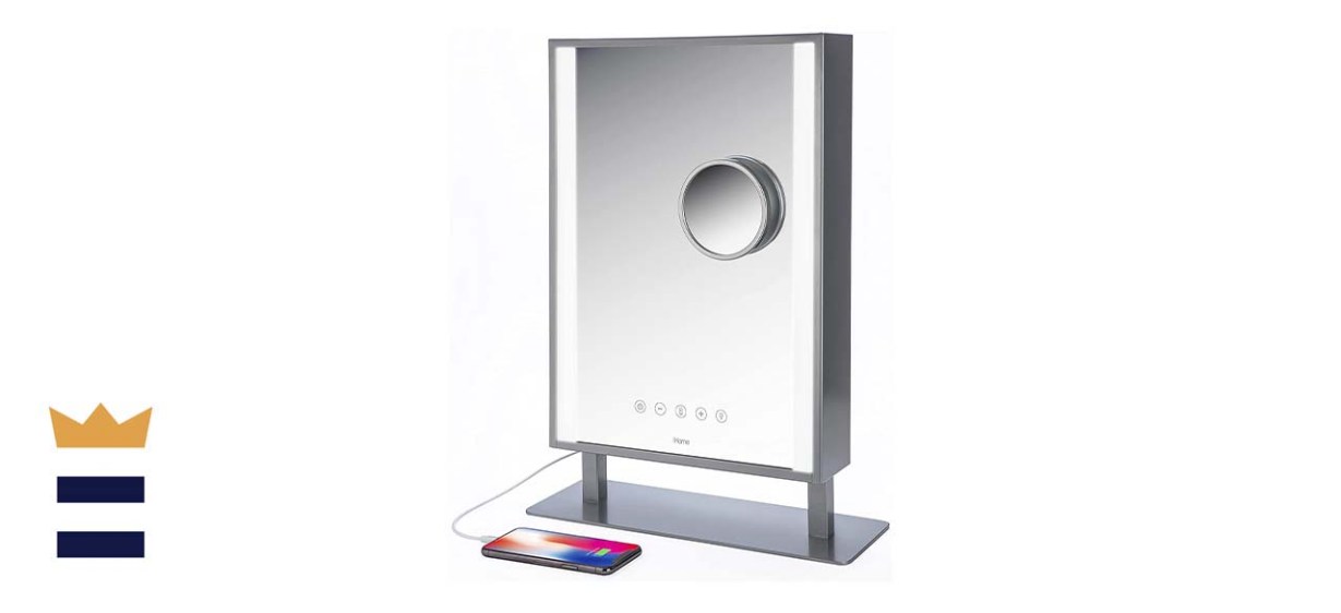 iHome Hollywood Pro Vanity Mirror With Bluetooth And USB Charger
