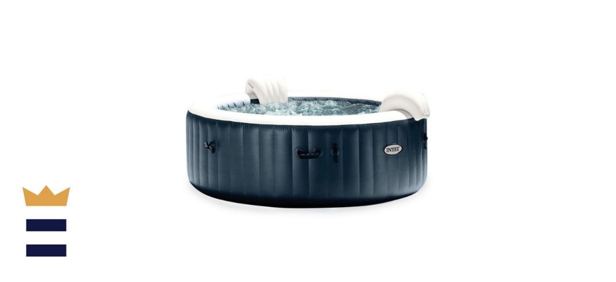 Intex 6-Person 170-Jet Vinyl Round Inflatable Hot Tub