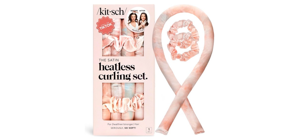 Kitsch Satin Heatless Curling Set