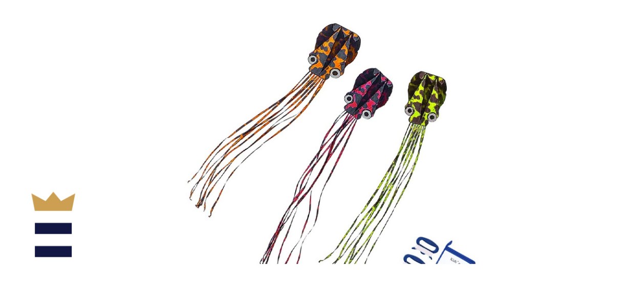 Kizh 158-Inch Octopus Kite Three Pack