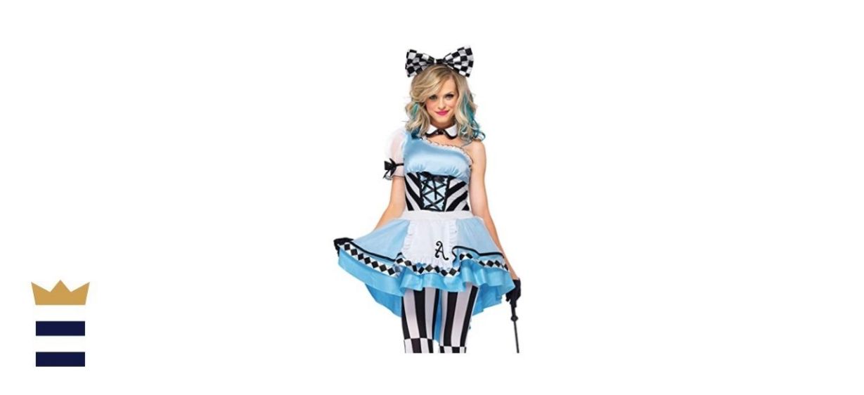 Leg Avenue Women's 3 Piece Psychedelic Alice Costume