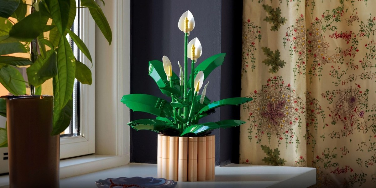 LEGO Botanicals Peace Lily Flower Building Set