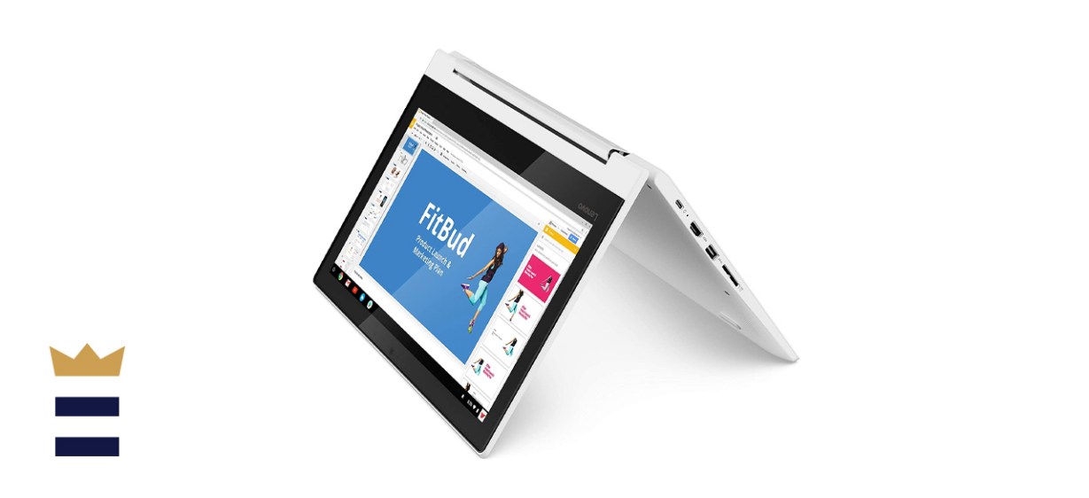 Lenovo Chromebook C330 2-in-1 Convertible Laptop, Chrome OS, Blizzard White