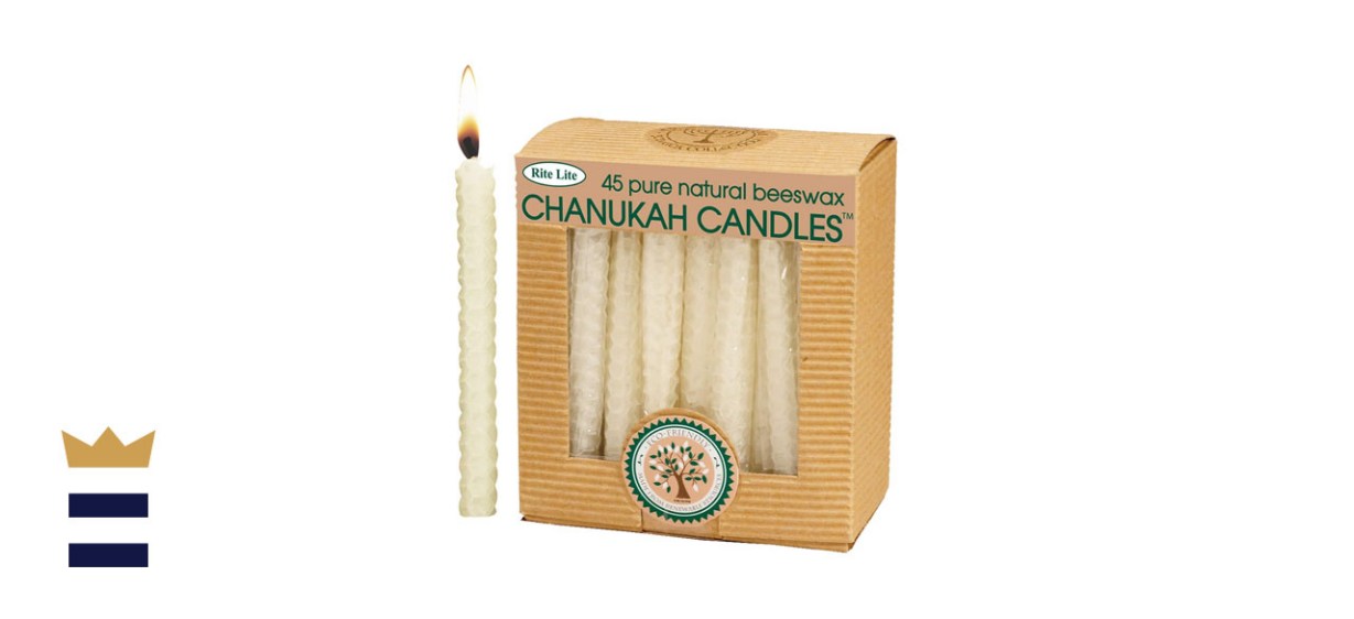 Lite Rite beeswax Hanukkah candles