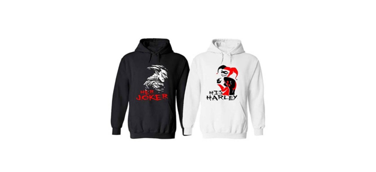 Live Free His and Hers Joker _ Harley Hoodies