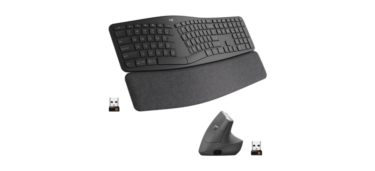 Logitech Ergo K860 Wireless Ergonomic Keyboard and Mouse