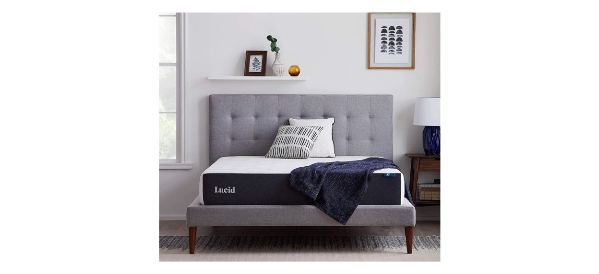 LUCID 10-Inch Gel Memory Foam Mattress