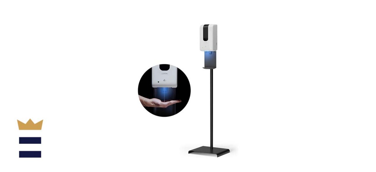 Luxton Automatic Hand Sanitizer Dispenser With Stand and Drip Catcher