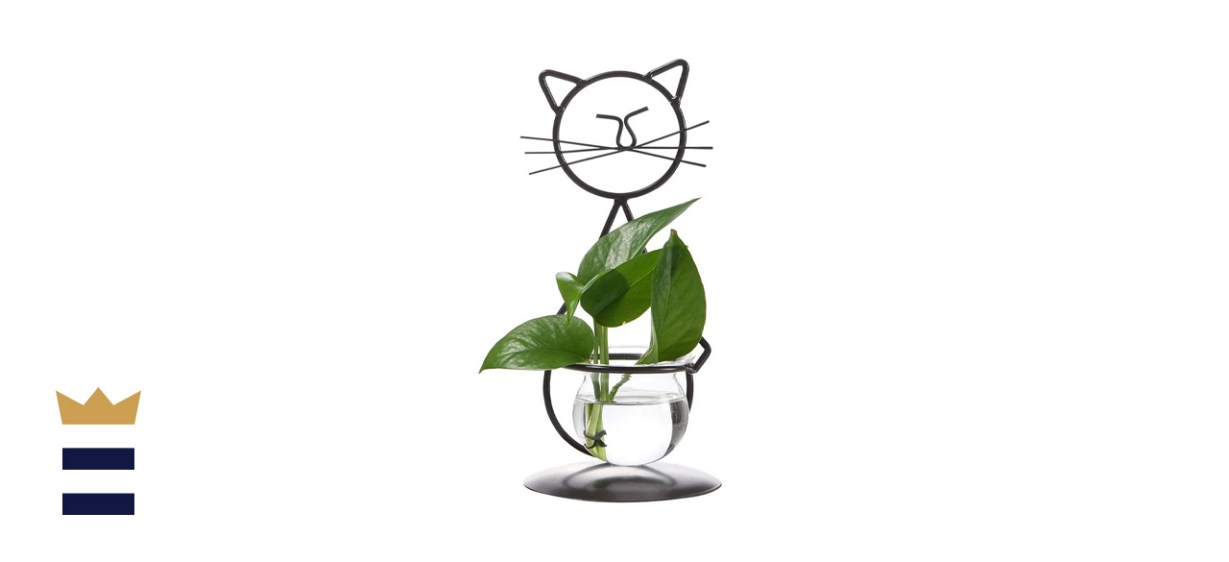 Marbrasse Desktop Glass Planter Vase Holder