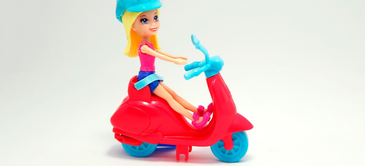 Polly Pocket On Scooter