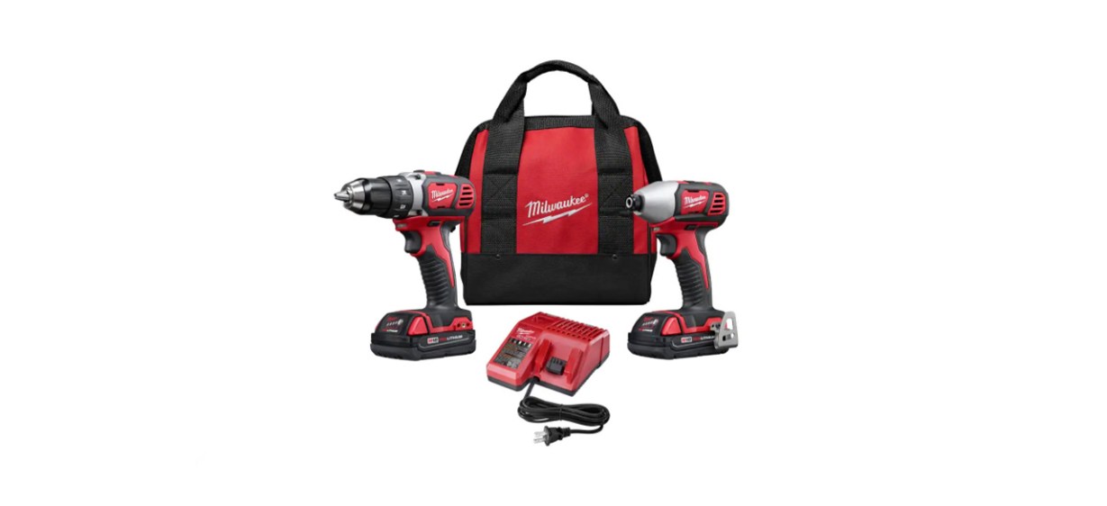 Milwaukee M18 18-Volt Lithium-Ion Cordless Drill Driver And Impact Driver Combo Kit