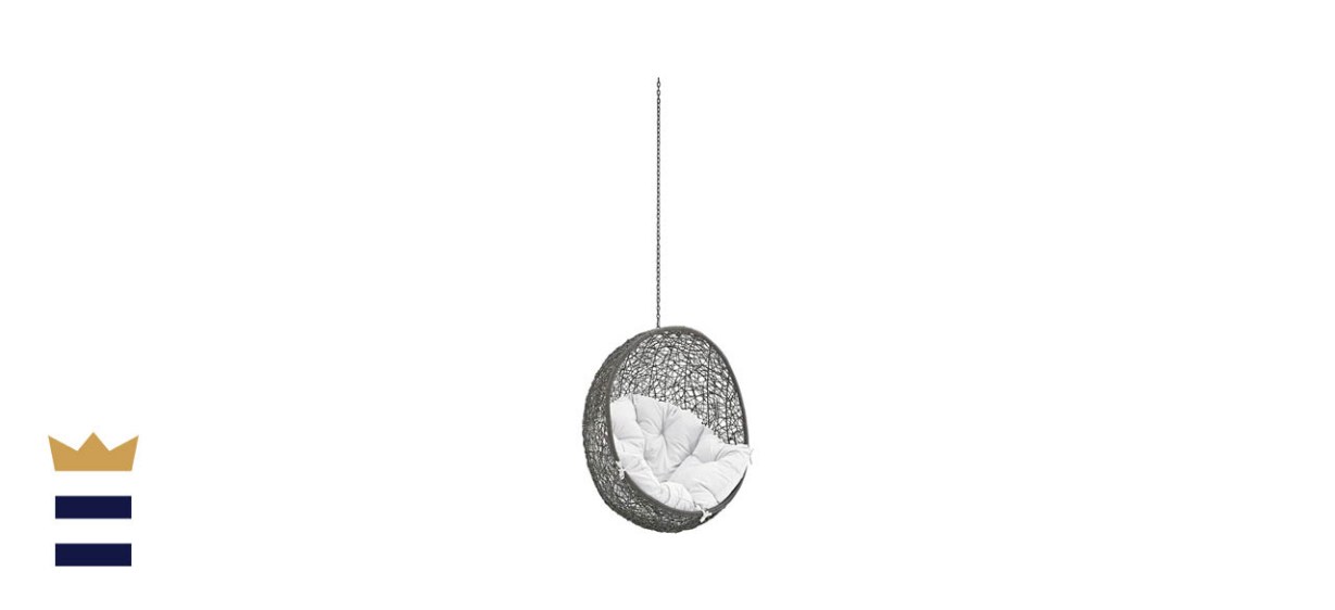 Modway Hide Rattan Swing Chair