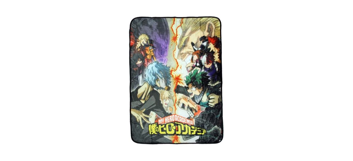 My Hero Academia Student Heroes vs. Villains Super Plush Fleece Throw Blanket