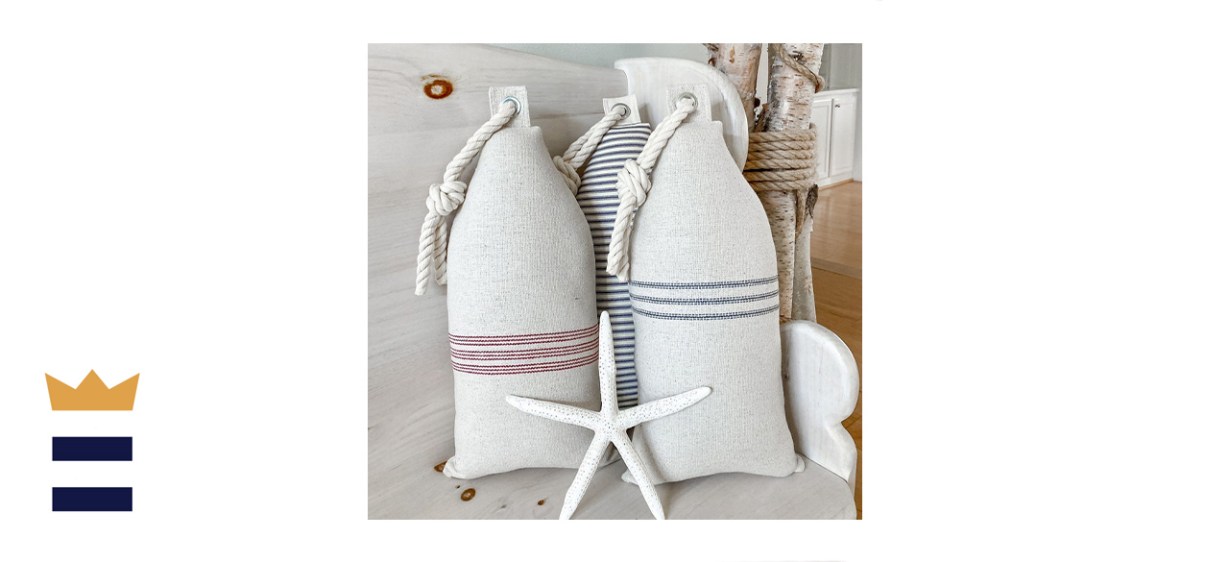 Nautical Buoy Novelty Throw Pillow