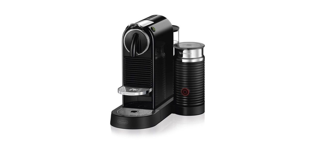 Nespresso CitiZ in Black with Aero 3 Milk Frother 