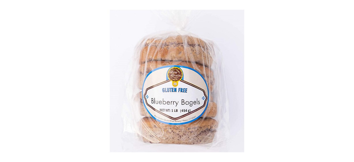 New Grains Gluten-Free Blueberry Bagels
