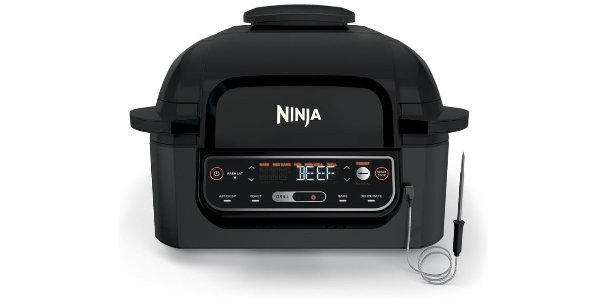 Ninja Foodi Smart 5-in-1 Indoor Grill &amp; 4-qt Air Fryer