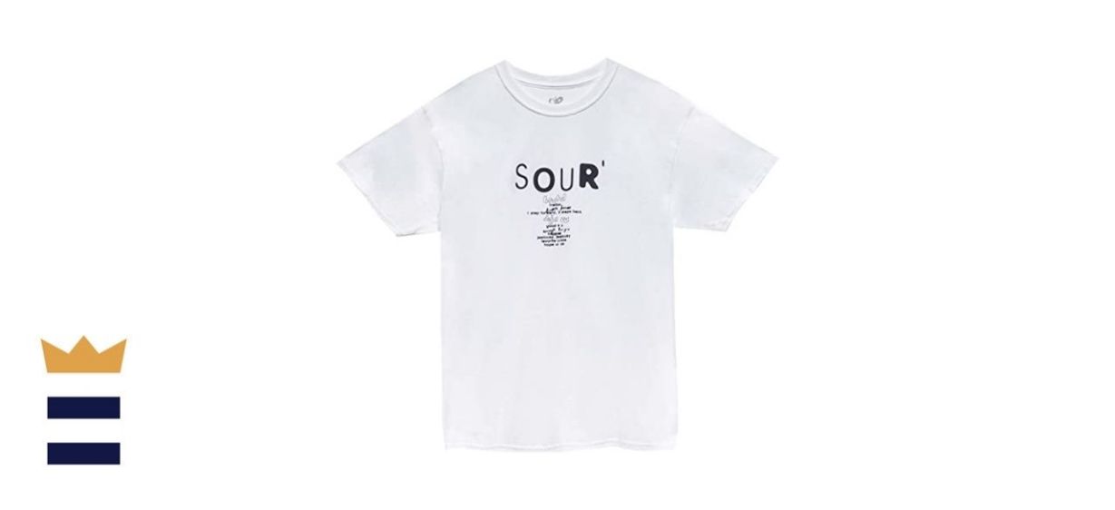 Olivia Rodrigo Exclusive Sour Tracklist Tee