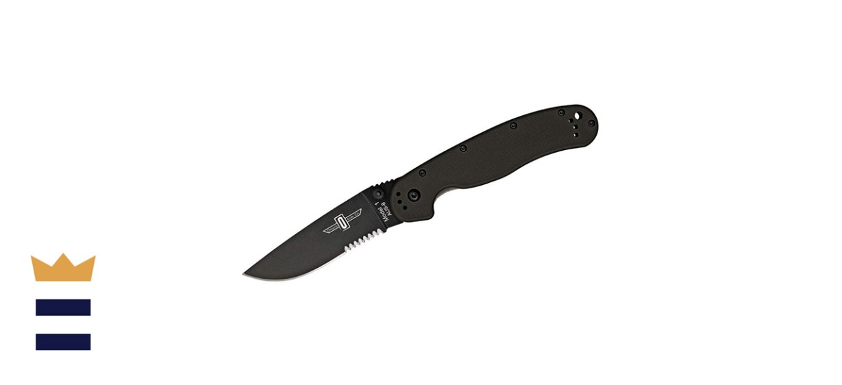 Ontario Knife Company RAT-1 Black Coated Folding Knife