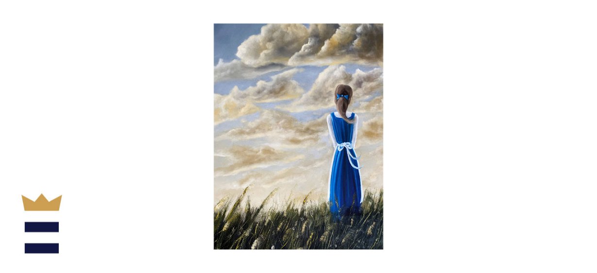 Original “Hope Is Out There” Disney &quot;Beauty and the Beast&quot; Oil Painting