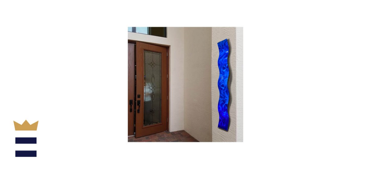 Orren Ellis Metal Sculptures Wave Wall Décor ― Set of Two