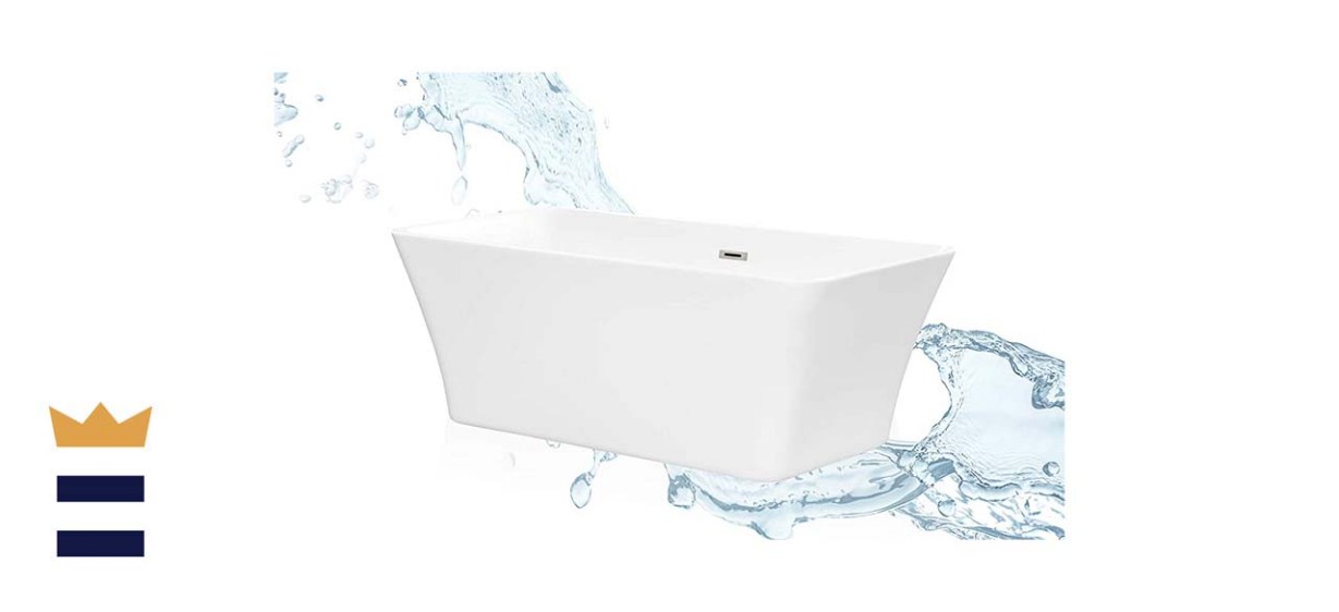 Ove Decors Seemless Acrylic Freestanding Soaking Tub