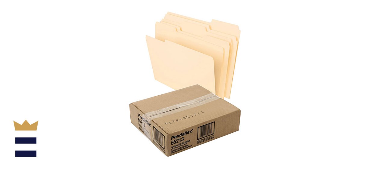 Pendaflex 100-Pack Classic Manila File Folders