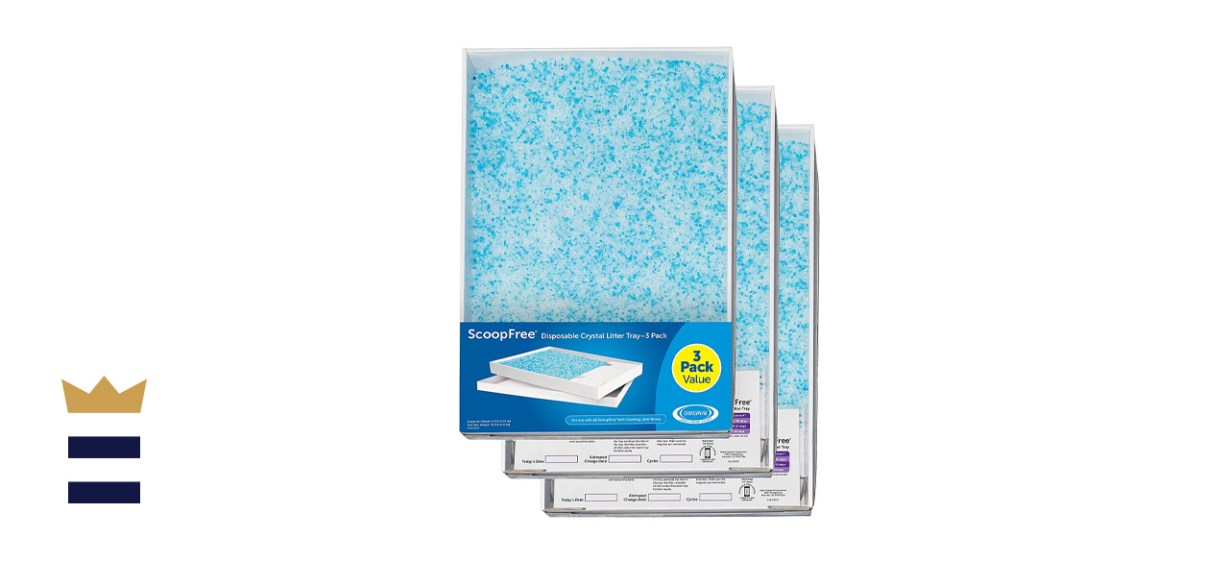 PetSafe ScoopFree Cat Litter Crystal Tray Refills for ScoopFree Self-Cleaning Cat Litter Boxes
