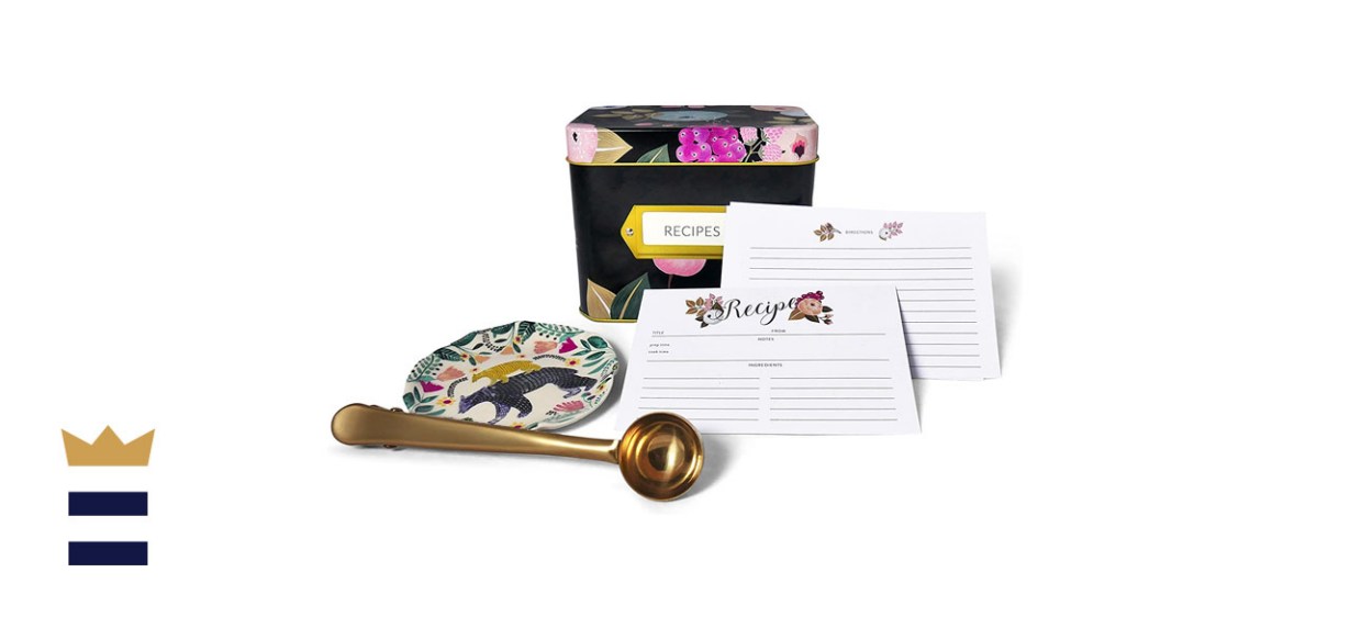 Polite Society Tin Recipe Box