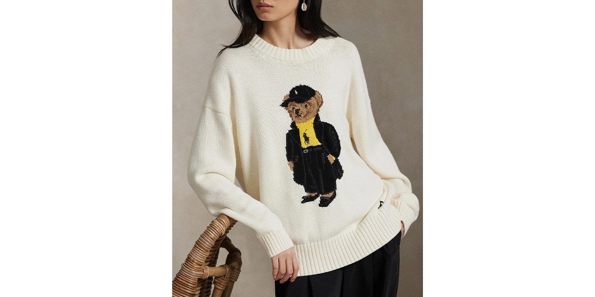 Polo Ralph Lauren Polo Bear Cotton Crewneck Sweater
