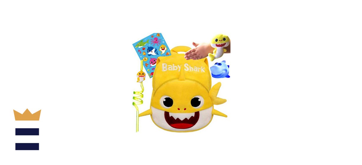 Q&amp;M Novelties Baby Shark Backpack Gift Set Bundle