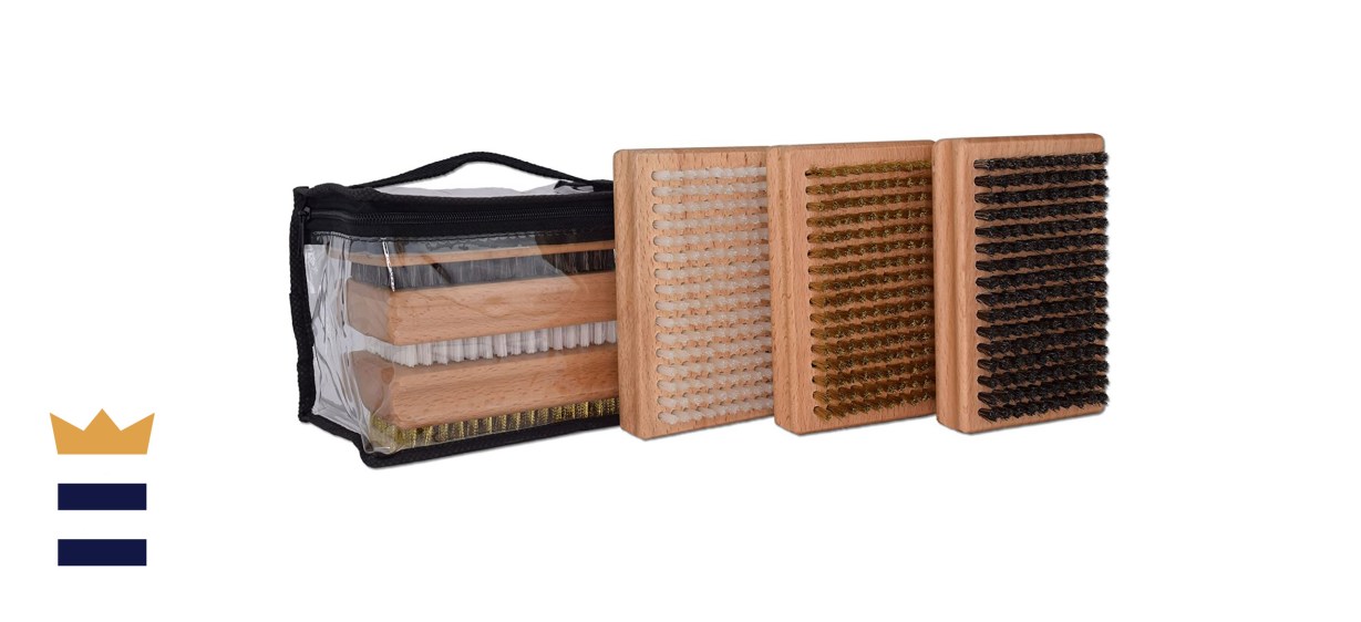 RaceWax Ski Wax Brush Kit Snowboard Set Three