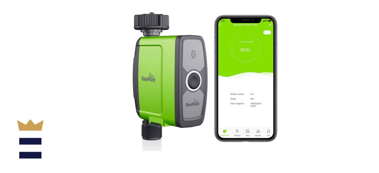 RAINPOINT Bluetooth Programmable Sprinkler and Watering Timer