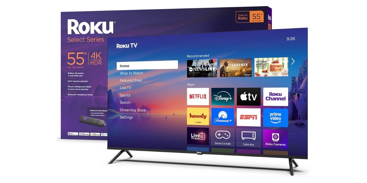 Roku Smart TV 2025 – 55-Inch Select Series