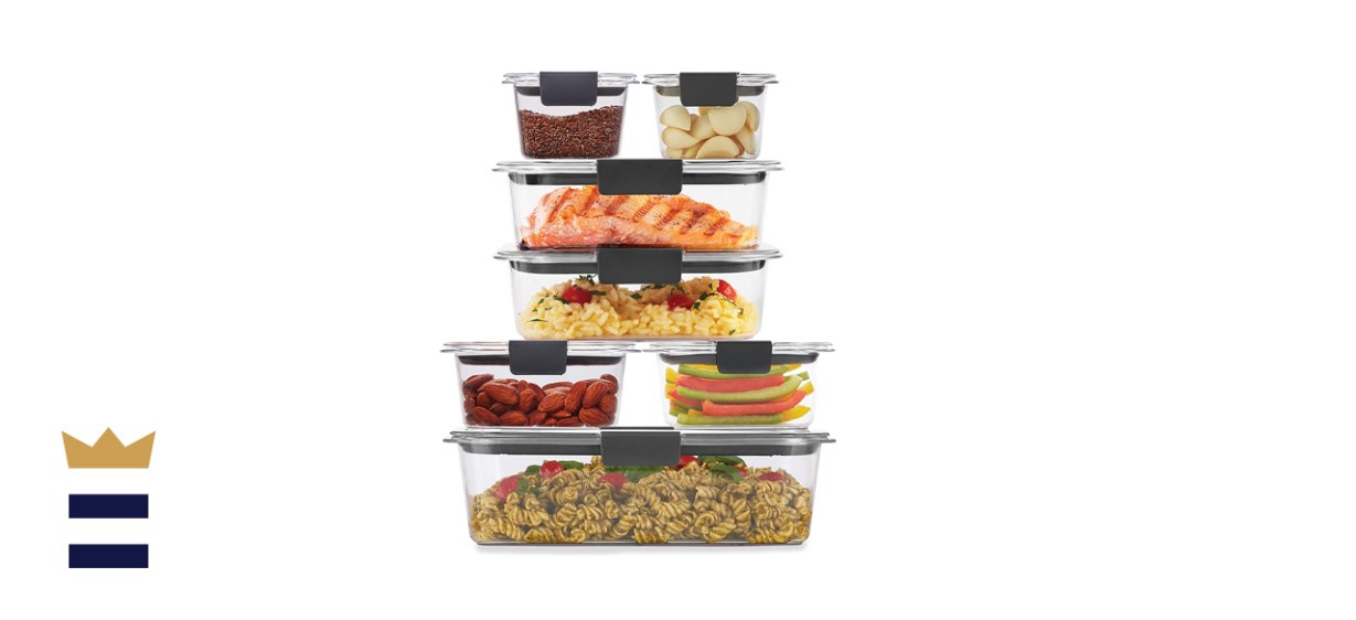 Rubbermaid Brilliance Storage 14-Piece Plastic Set