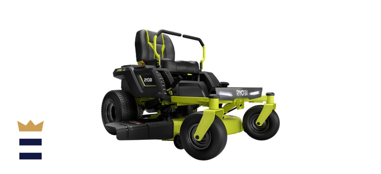 Ryobi 42 Inch 100 Ah Battery Electric Riding Zero Turn Mower
