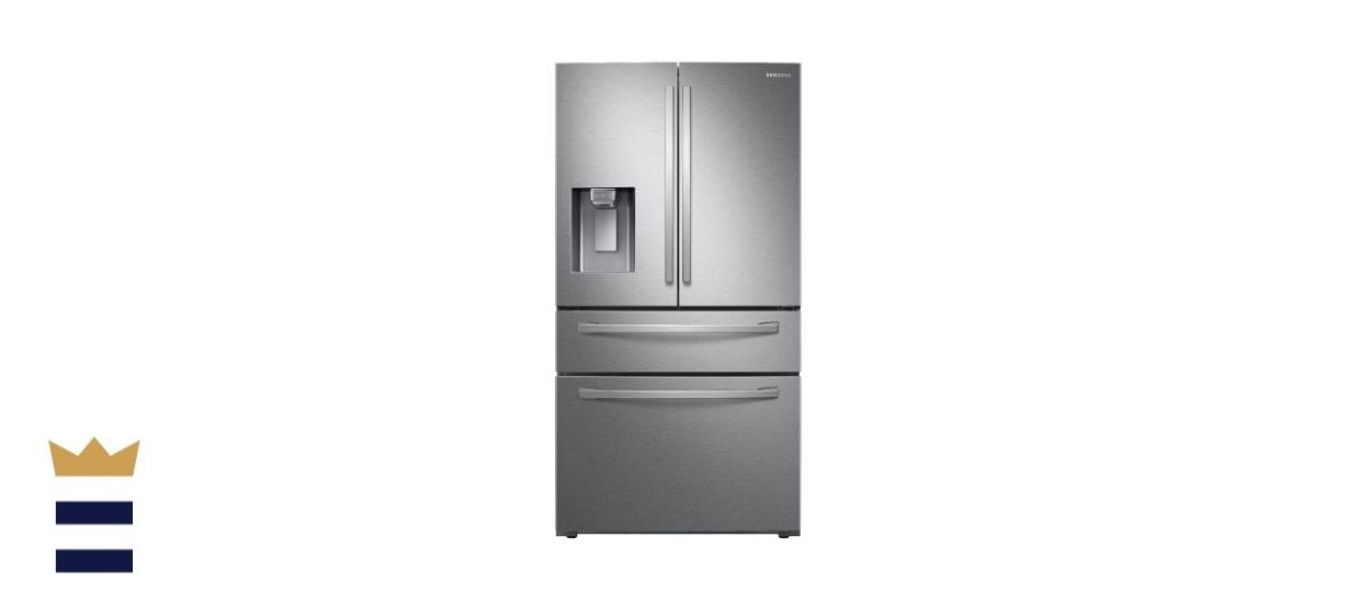 Samsung - 27.8 cu. ft. 4-Door French Door Refrigerator with Food Showcase