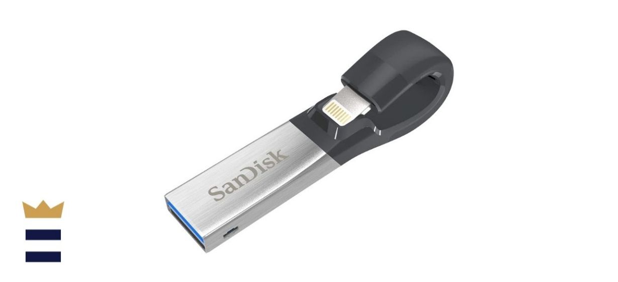 SanDisk iXpand Flash Drive 128GB for iPhone and iPad