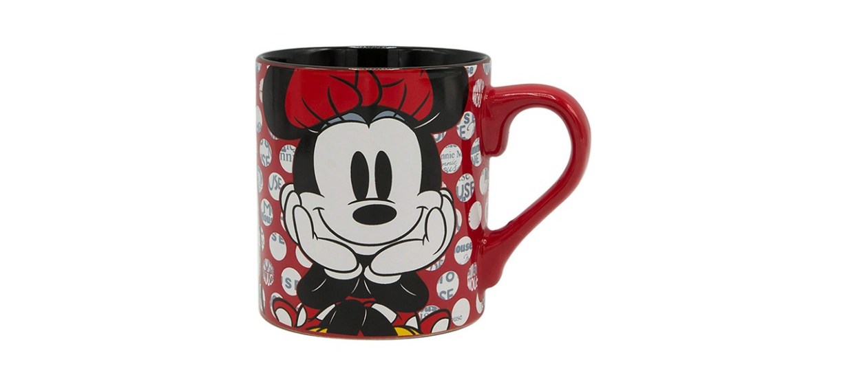 Silver Buffalo Minnie Mouse Ceramic Mug