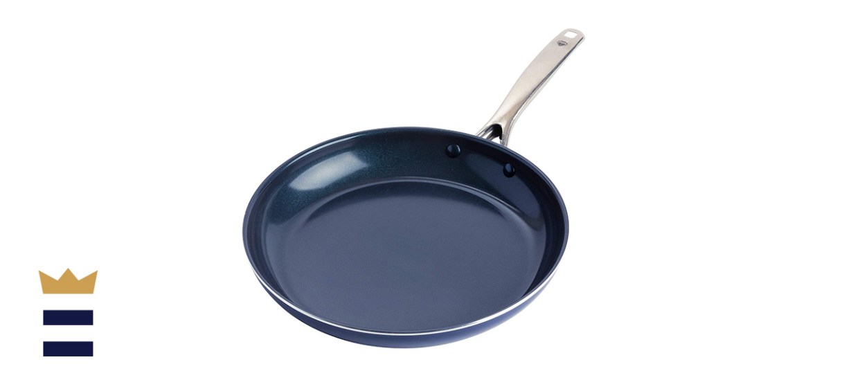 Blue Diamond Cookware Toxin Free Ceramic Nonstick Metal Utensil Open Frypan, Frying Pan, 12&quot;