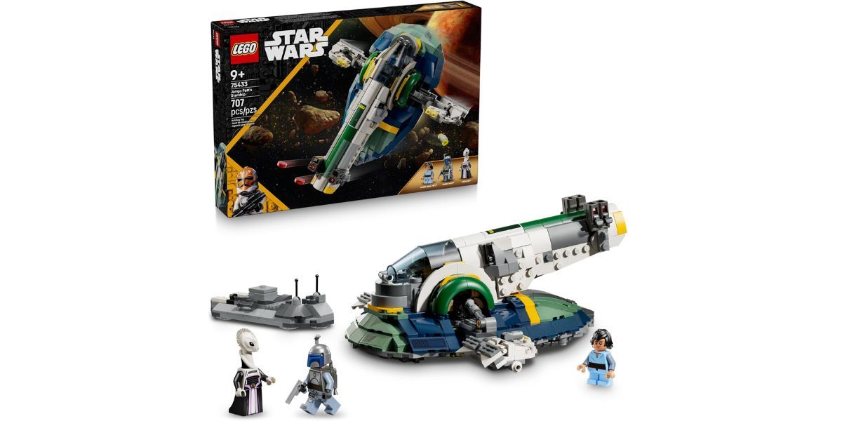 LEGO Star Wars: Attack of The Clones Jango Fett's Starship Building Toy 