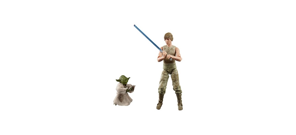 Star Wars The Black Series Luke Skywalker and Yoda Figures