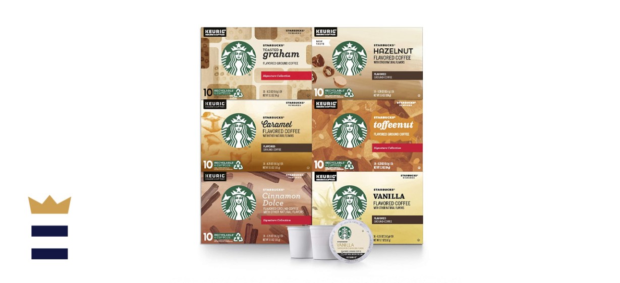 Starbucks Flavored K-Cup Coffee Pods Variety Pack