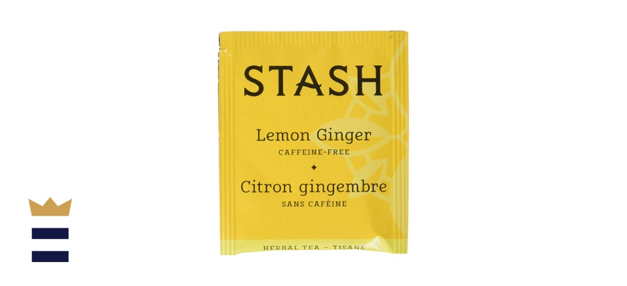 Stash Tea Lemon Ginger Herbal Tea Box