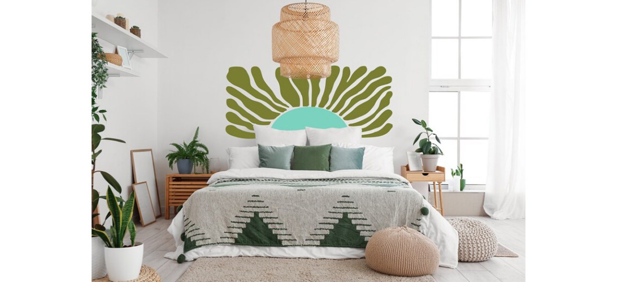 Best Sunrise Headboard Wall Decals